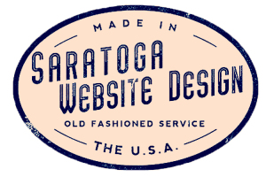 Red Saratoga Website Design Logo